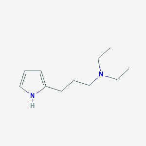 molecular formula C11H20N2 B1396821 N,N-diethyl-3-(1H-pyrrol-2-yl)propan-1-amine CAS No. 1196887-54-3
