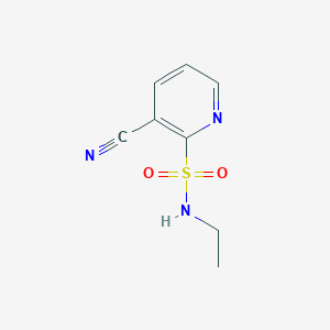 molecular formula C8H9N3O2S B13968239 3-cyano-N-ethylpyridine-2-sulfonamide 