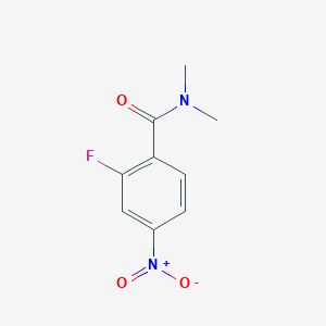 molecular formula C9H9FN2O3 B1396824 2-fluoro-N,N-dimethyl-4-nitrobenzamide CAS No. 1187368-66-6