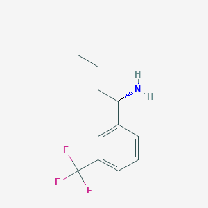 (S)-1-[3-(trifluoromethyl)phenyl]pentylamine