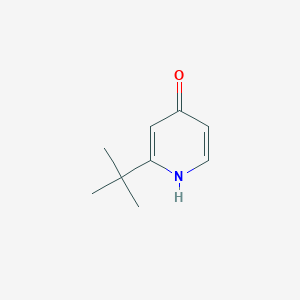 molecular formula C9H13NO B1396833 2-叔丁基吡啶-4(1H)-酮 CAS No. 1163706-65-7