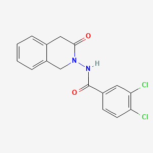 3,4-Dichloro-N-(3-oxo-1,2,3,4-tetrahydroisoquinolin-2-yl)benzamide