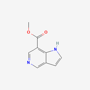 molecular formula C9H8N2O2 B1396838 1H-吡咯并[3,2-c]吡啶-7-甲酸甲酯 CAS No. 1196047-26-3