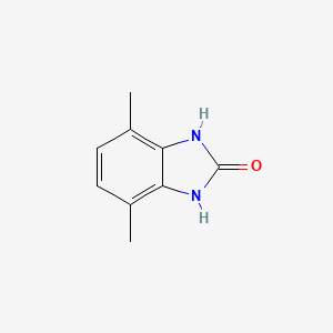 molecular formula C9H10N2O B13968409 4,7-Dimethyl-1H-benzo[d]imidazol-2(3H)-one 