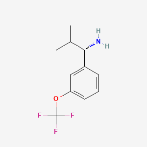 (S)-2-methyl-1-[3-(trifluoromethoxy)phenyl]propylamine