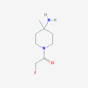 1-(4-Amino-4-methylpiperidin-1-yl)-2-fluoroethanone