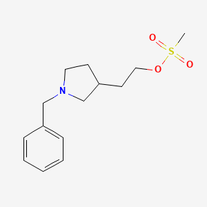 2-(1-Benzylpyrrolidin-3-yl)ethyl methanesulfonate