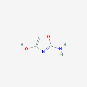 molecular formula C3H4N2O2 B13968440 2-Amino-1,3-oxazol-4-ol CAS No. 832133-89-8