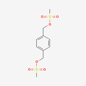 molecular formula C10H14O6S2 B13968451 p-Xylene-alpha, dimethanesulfonate CAS No. 1953-55-5