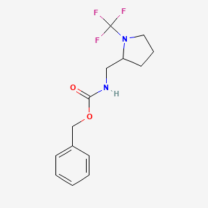 Benzyl ((1-(trifluoromethyl)pyrrolidin-2-yl)methyl)carbamate