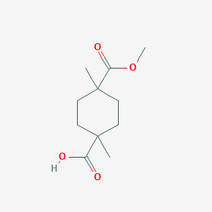 4-(Methoxycarbonyl)-1,4-dimethylcyclohexanecarboxylic acid