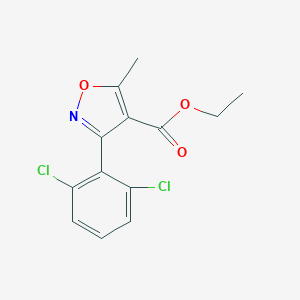 molecular formula C13H11Cl2NO3 B139685 3-(2,6-二氯苯基)-5-甲基异恶唑-4-羧酸乙酯 CAS No. 24248-21-3