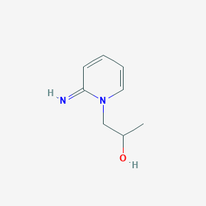 molecular formula C8H12N2O B13968530 1-(2-iminopyridin-1(2H)-yl)propan-2-ol 