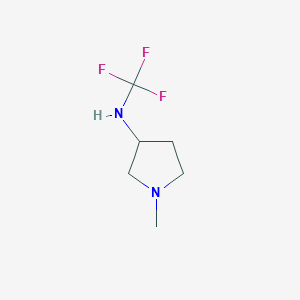 molecular formula C6H11F3N2 B13968534 1-methyl-N-(trifluoromethyl)pyrrolidin-3-amine 