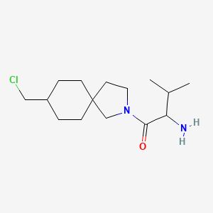 2-Amino-1-(8-(chloromethyl)-2-azaspiro[4.5]decan-2-yl)-3-methylbutan-1-one