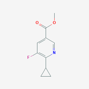 Methyl 6-cyclopropyl-5-fluoronicotinate