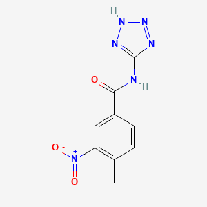 4-methyl-3-nitro-N-(2H-tetrazol-5-yl)benzamide