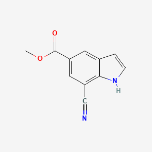 methyl 7-cyano-1H-indole-5-carboxylate