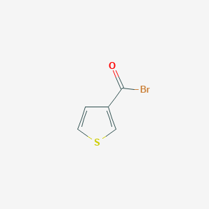 molecular formula C5H3BrOS B13968626 3-Thiophenecarbonyl bromide CAS No. 61563-75-5