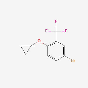 4-Bromo-1-cyclopropoxy-2-(trifluoromethyl)benzene