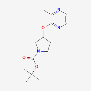 tert-Butyl 3-((3-methylpyrazin-2-yl)oxy)pyrrolidine-1-carboxylate