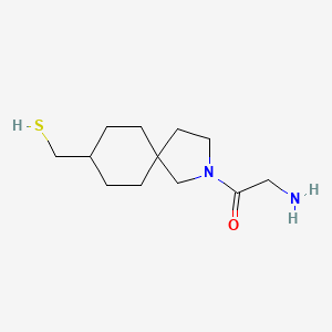 2-Amino-1-(8-(mercaptomethyl)-2-azaspiro[4.5]decan-2-yl)ethanone