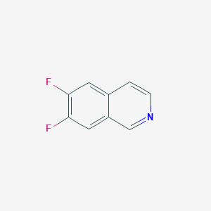 B1396868 6,7-Difluoroisoquinoline CAS No. 1202006-80-1