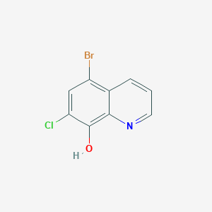 molecular formula C9H5BrClNO B13968760 5-Bromo-7-chloro-quinolin-8-ol 