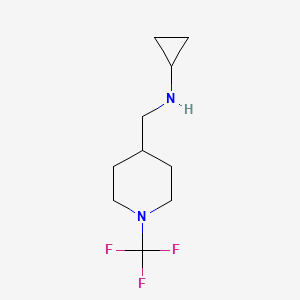 N-((1-(trifluoromethyl)piperidin-4-yl)methyl)cyclopropanamine