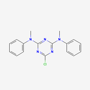 6-Chloro-N~2~,N~4~-dimethyl-N~2~,N~4~-diphenyl-1,3,5-triazine-2,4-diamine