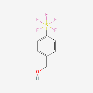 molecular formula C7H7F5OS B1396887 4-(Pentafluorosulfur)benzyl alcohol CAS No. 773872-73-4