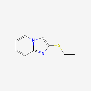 molecular formula C9H10N2S B13968892 2-Ethylthioimidazo[1,2-a]Pyridine 