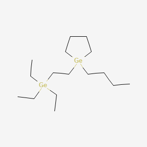 1-Butyl-1-[2-(triethylgermyl)ethyl]germolane