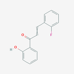 3-(2-Fluorophenyl)-1-(2-hydroxyphenyl)prop-2-en-1-one