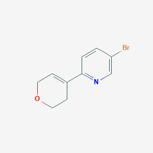 5-bromo-2-(3,6-dihydro-2H-pyran-4-yl)pyridine