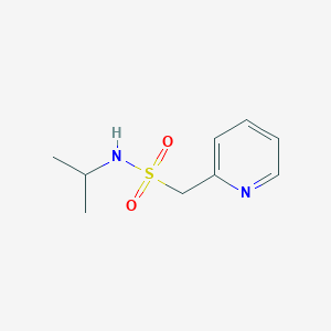 molecular formula C9H14N2O2S B13969009 N-isopropyl-1-(pyridin-2-yl)methanesulfonamide 