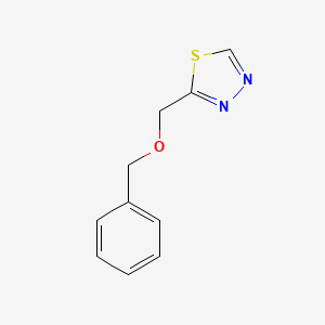 B1396908 2-((Benzyloxy)methyl)-1,3,4-thiadiazole CAS No. 1217259-76-1