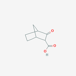 molecular formula C8H10O3 B13969138 3-Oxobicyclo[2.2.1]heptane-2-carboxylic acid CAS No. 861042-68-4