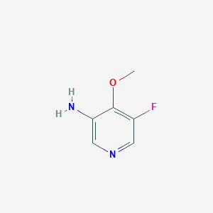 molecular formula C6H7FN2O B13969139 5-Fluoro-4-methoxypyridin-3-amin 