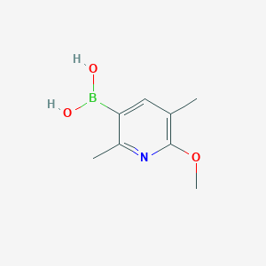 molecular formula C8H12BNO3 B13969147 B-(6-Methoxy-2,5-dimethyl-3-pyridinyl)boronic acid CAS No. 1393536-53-2