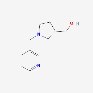 molecular formula C11H16N2O B13969188 (1-(Pyridin-3-ylmethyl)pyrrolidin-3-yl)methanol 