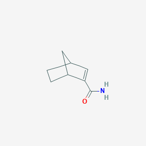 molecular formula C8H11NO B13969199 Bicyclo[2.2.1]hept-2-ene-2-carboxamide CAS No. 90086-81-0