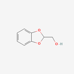 molecular formula C8H8O3 B13969267 1,3-Benzodioxole-2-methanol CAS No. 22946-12-9