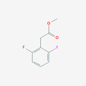 molecular formula C9H8FIO2 B13969309 Methyl 2-fluoro-6-iodophenylacetate CAS No. 1234562-63-0