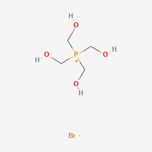 molecular formula C4H12BrO4P B13969353 Tetrakis(hydroxymethyl)phosphonium bromide CAS No. 5940-69-2