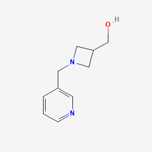 molecular formula C10H14N2O B13969358 (1-(Pyridin-3-ylmethyl)azetidin-3-yl)methanol 