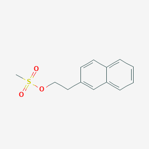 molecular formula C13H14O3S B13969385 2-Naphthaleneethanol, 2-methanesulfonate 