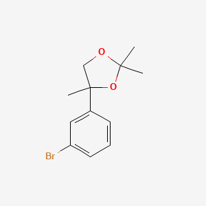 4-(3-Bromophenyl)-2,2,4-trimethyl-1,3-dioxolane