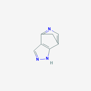 molecular formula C7H5N3 B13969439 4,7-Methano-1H-pyrazolo[4,3-C]pyridine CAS No. 504411-36-3