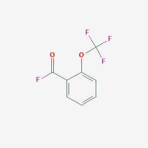 molecular formula C8H4F4O2 B13969470 2-(Trifluoromethoxy)benzoyl fluoride CAS No. 32578-62-4